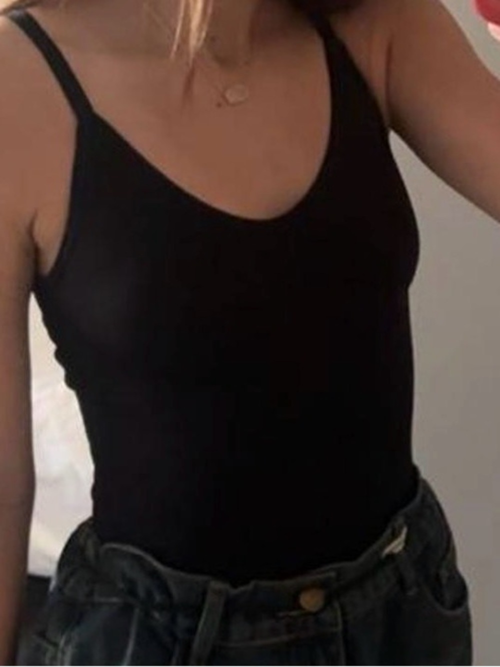 Black Women's Slim Tank Top - Classic Everyday Layering